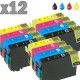 12 cartouches compatibles Epson T1631 à T1634 lot T1636 ou 16XL