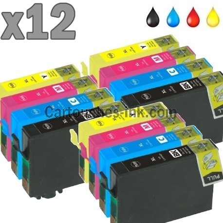 12 cartouches compatibles Epson T1631 à T1634 lot T1636 ou 16XL