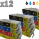12 cartouches compatibles Epson T1281 à T1284 lot T1285 