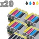20 cartouches compatibles Epson T0891 à T0894 lot T0895 