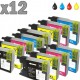 12 cartouches compatibles Brother LC1220/LC1240/LC1280