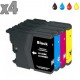4 cartouches compatibles Brother LC985