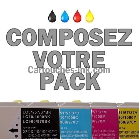 cartouches compatibles Brother LC970 / LC1000