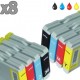 8 cartouches compatibles Brother LC970 / LC1000