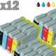 12 cartouches compatibles Brother LC970 / LC1000