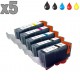 5 cartouches compatibles Canon PGI-520 CLI-521