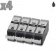 4 cartouches noir compatibles Canon PGI-520 BK
