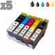 5 cartouches compatibles HP 364XL