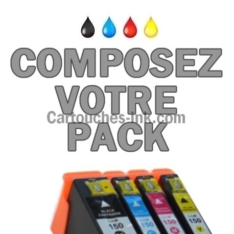 Cartouches compatibles Lexmark 150XL / 155XL 