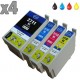 Cartouches compatibles Epson T2711, T2712, T2713, T2714, T2715, 27XL.