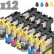 12 cartouches compatibles Brother LC121/LC123