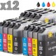 12 cartouches compatibles Brother LC223