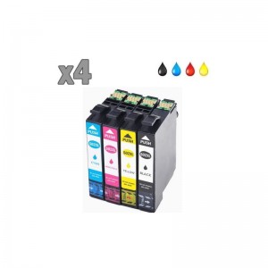 4 cartouches compatibles Epson 502 XL